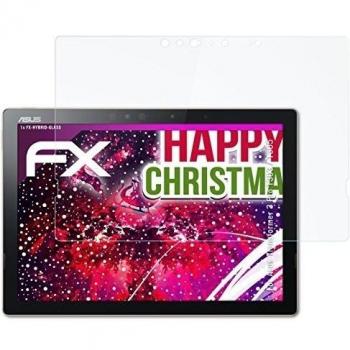 atFoliX Lámina Protectora de plástico Cristal Compatible con ASUS Transformer 3 Pro T303 / T305 Película Vidrio, 9H Hybrid-Glass FX Protector Pantalla Vidrio Templado de plástico