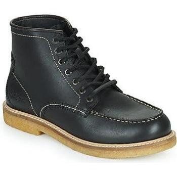Kickers Horuzy Men's Leather Mid Boots in Black