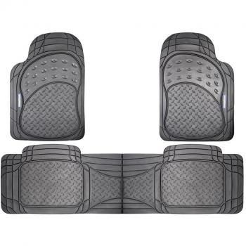 Good Year GOD9023 1 Juego de alfombras de Goma Puente recortables Color Goodyear, Negro 3 Piezas