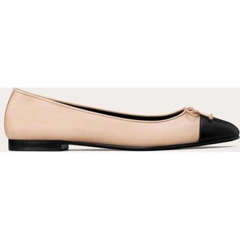 Tory Burch Women's White Ballet Flats with Bow Detail - Size 10 US
