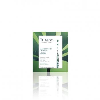 Thalgo Flash Lift Shot Mask - Instant Lifting & Firming Cosmetic Mask with Hyaluronic Acid and Red Algae Extract, 20ml