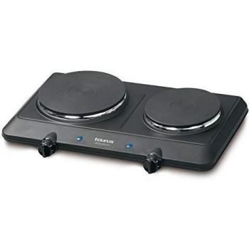 Taurus 239931 Doble hornillo Volcan Duo 2250W, 18/15 cm, Placa de cocción eléctrica portátil, 1 W, 1 Cubic_Centimeters