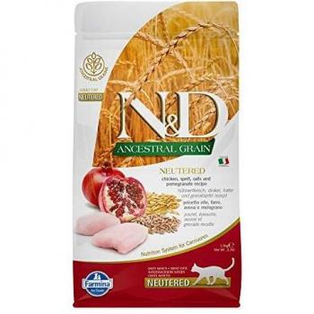 Farmina N & D Gato Ancestral Neutered Pollo/Granada kg. 1.5