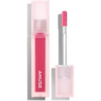 Amuse Dew Velvet Lip Balm - 4g - Hibiscus Ruby Pink