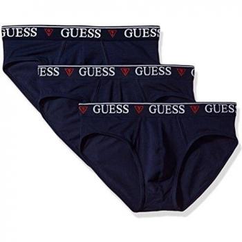 Guess Brief 3Pack, Ropa Interior Deportiva para Hombre, Azul