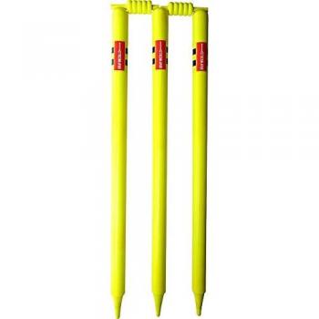 Gray Nicolls Neon Club Cricket Sports Accessories Wooden Stumps 28 Medium by Gray-Nicolls