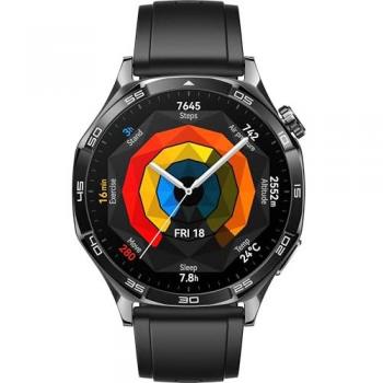 Reloj Inteligente Huawei Watch GT5 46mm, Monitoreo de Frecuencia Cardíaca, Detección de SpO2, Seguimiento del Ciclo Menstrual, Pantalla AMOLED