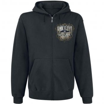 Pink Floyd Dark Side - Gold Leaves Sudadera Capucha con Cremallera Negro L