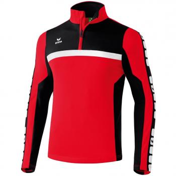 Erima Trainingstop 5-Cubes - Sudadera de fútbol para niño, color rojo, talla 128 cm