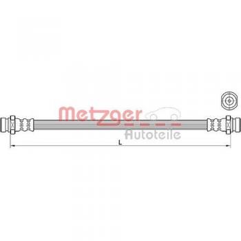 Metzger 4110640 Tubo flexible de frenos