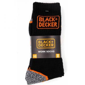 Pack de 3 pares de calcetines negros y grises para hombre