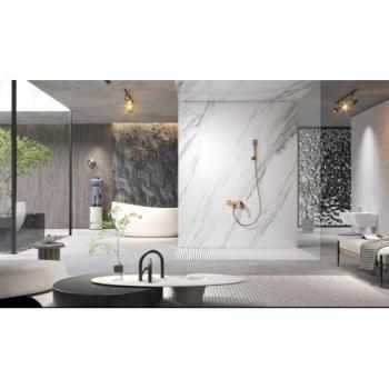 Kit Ducha Monomando Pisa Oro Rosa Cepillado IMEX BDP048-5ORC
