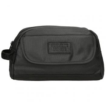 Pepe Jeans Black Label Neceser Adaptable a Trolley, Color Negro