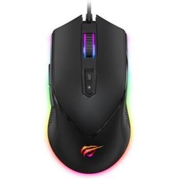Ratón Gaming Havit MS814 RGB Ergonómico Programable 7000 DPI