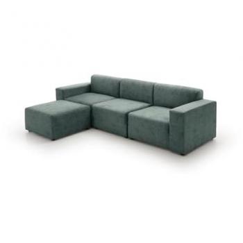 Sofá Modular Mónica Alta Gama Diseño Agua Marina 223x130x77