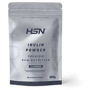 Inulina en Polvo 500 g - Prebiótico 100% Natural, Fibra de Raíz de Achicoria, No-GMO, Vegano y Sin Gluten