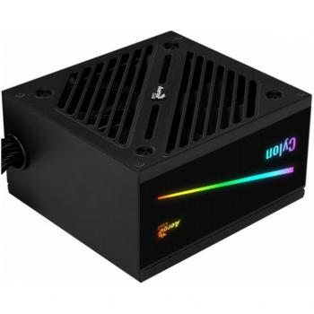 Fuente de poder Aerocool Cylon RGB 700W 80 Plus Bronce RGB Direccionable.