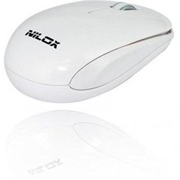 Nilox MW20 - Ratón (RF inalámbrico, Baterías, Windows 2000, Windows 7 Home Basic, Windows 7 Home Basic x64, Windows 7 Home Premium, Windows 7 Home, Travel, Óptico, Ambidextro)