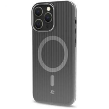 Funda Magsafe Semi Transparente para iPhone 16 Pro Max Negra Celly