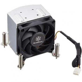 SilverStone SST-AR10-115XS - Disipador para CPU Argon con 3 tubos isotérmicos de contacto directo, 70mm PWM, Intel