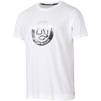 Camiseta Ternua Tilt Hombre Bright White M, montaña, manga corta, color blanco
