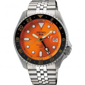 Seiko 5 Sports GMT Automatic Mikan Orange Watch