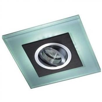 Aro Empotrable LED Iceberg 2,4W SMD Cuadrado IP20 Aluminio y Cristal Extra Claro 3000K 150lm