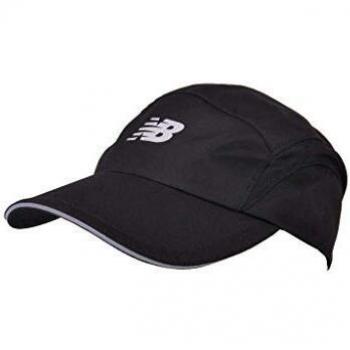 New Balance 5-Panel Performance Cap - Black, Unisex, OSZ Size