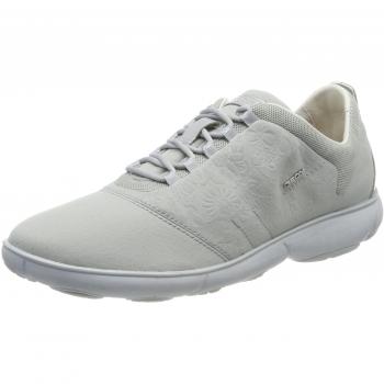 Geox Women's D Nebula A Low-Top Sneakers, Grey