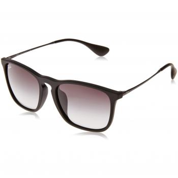 Ray-Ban RB4187F Chris Asian Fit 622/8G Men's Sunglasses Black Size 54