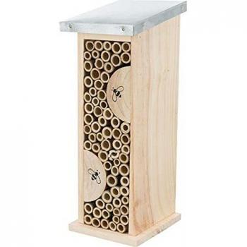 Hotel de Abejas Trixie, Madera y Metal, 11 x 30 x 14 cm