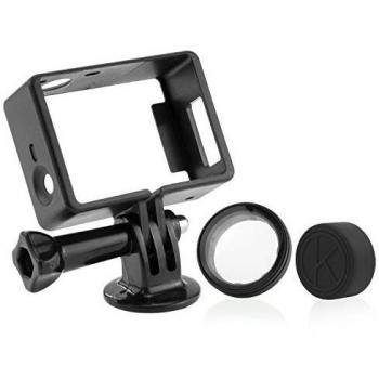 CamKix Montaje de Marco para GoPro – Compatible con GoPro Hero 4/3/3+ Camara - USB, HDMI, y SD Tragamonedas Totalmente Accesible – Ligera y Compacto para el Hogar y para Camara de Accion