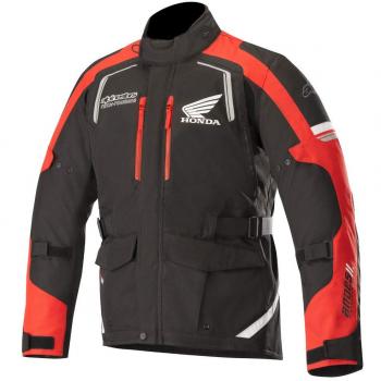 Alpinestars Chaqueta para moto Andes V2 drystar Jacket Honda Negro Rojo L