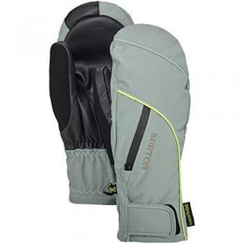 Burton Baker - Guantes de snowboard 2 en 1 para mujer, Mujer, color aqua gray, tamaño small