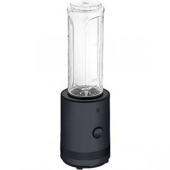 WMF KÜCHENminis Mini Standmixer 0,6l Smoothie-to-go 300 W Negro Profundo con 2 Botellas