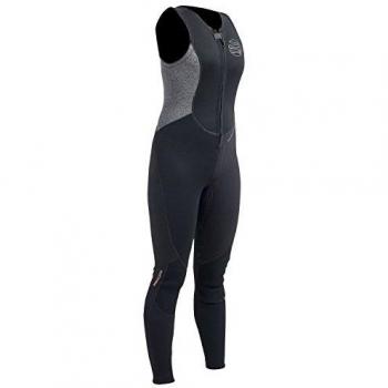 2016 Gul Response Ladies 3mm Flatlock Long John Wetsuit BLACK RE4314-A9 Sizes- - Ladies 18