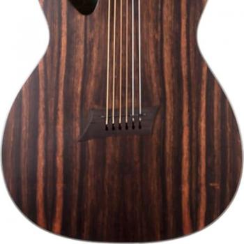 Michael Kelly Exotic Java Ebony Folk Electric Guitar