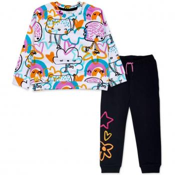 Conjunto de bebé niña Tuc Tuc Big Hugs de felpa con sudadera y pantalón deportivo