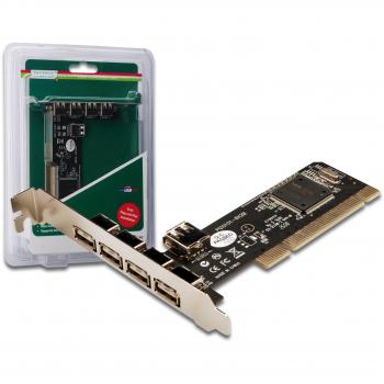 Digitus 5-Port USB 2.0 PCI Card - Accesorio