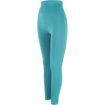 Leggins de mujer Flow Born Living Yoga - Malla larga azul - Talla L