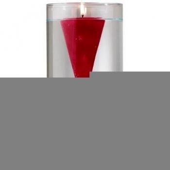 Hecha a mano de velas (3 unidades en color rojo