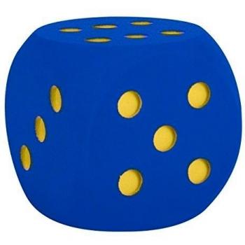 Volley Dado de Espuma Gigante de 30cm - Azul