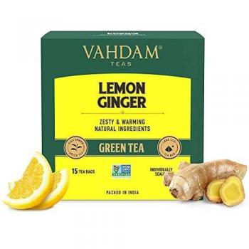 VAHDAM, Té Verde Jengibre Y Limón