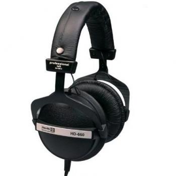 Superlux HD660 - Auriculares de Diadema Cerrados, Negro/Blanco