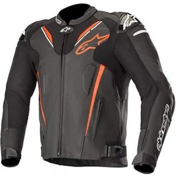 Alpinestars Atem V3 Leather Jacket - Chaqueta para moto, color negro