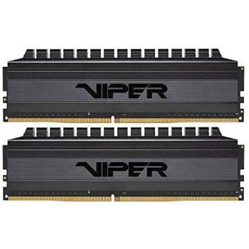 Patriot Viper 4 Blackout Series DDR4 8GB (2 x 4GB) 3200MHz PC4-25600 CL16 Dual Channel Memory Kit - PVB48G320C6K