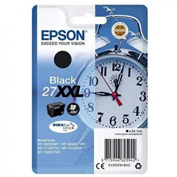 Epson C13T27914022 - 27XXL - Cartucho de tinta compatible con la impresora Epson Workforce XXL Negro
