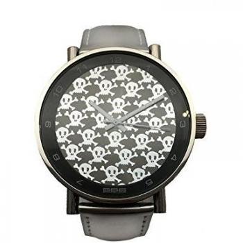666Barcelona Reloj Analógico para Hombre Unisex de Cuarzo con Correa en Cuero 666-202