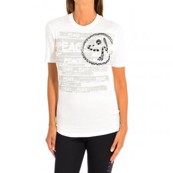 Camiseta deportiva Zumba con mangas blanco-negro