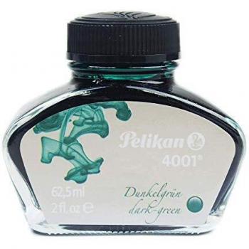 Pelikan 4001, Tinta de Escribir, Verde Oscuro, 62,5 ml